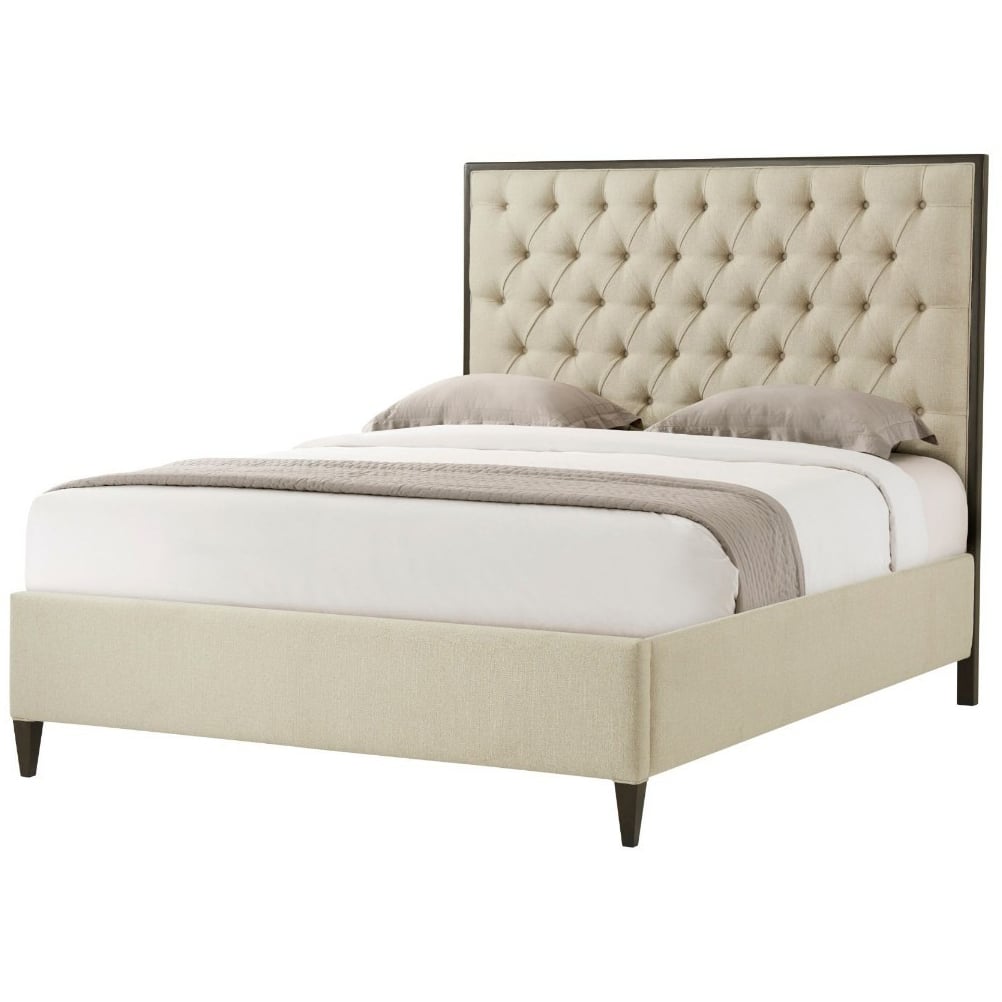 Talbot Bed Frame in Kendal Linen - UK King