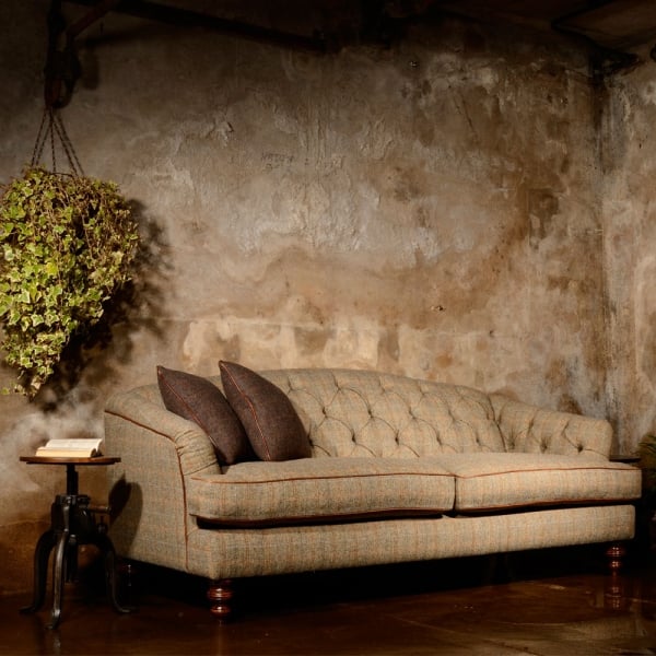 Dalmore Petit Sofa Tweed Made To Order