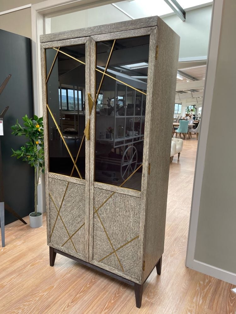 Outlet Jonathan Charles Geometric Display Cabinet