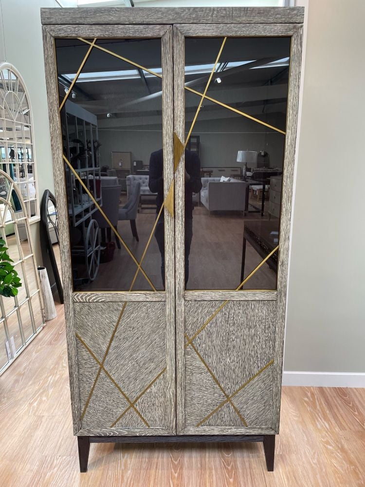 Outlet Jonathan Charles Geometric Display Cabinet
