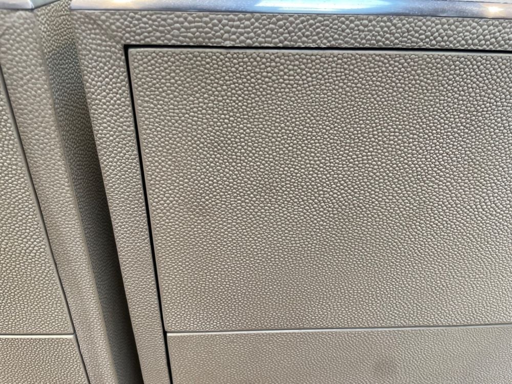 Clearance Ta Studio Bedside Table Blain in Overcast Shagreen