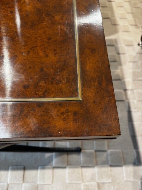 Outlet Jonathan Charles Hammered Iron Side Table