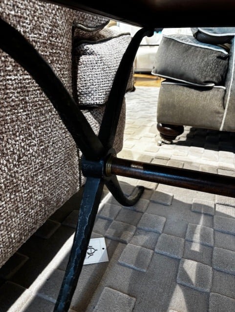 Outlet Jonathan Charles Hammered Iron Side Table