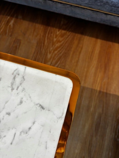 Outlet Jonathan Charles Calcutta Marble Coffee Table