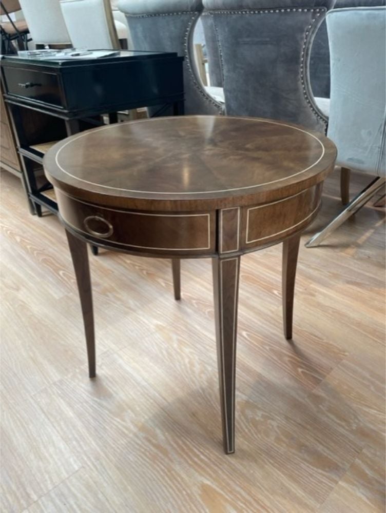Clearance Jonathan Charles Round Bleached Mahogany Side Table