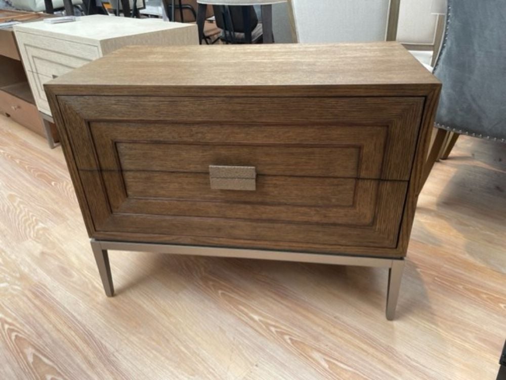 Clearance Theodore Alexander Bedside Chest Genevra in Charteris Finish