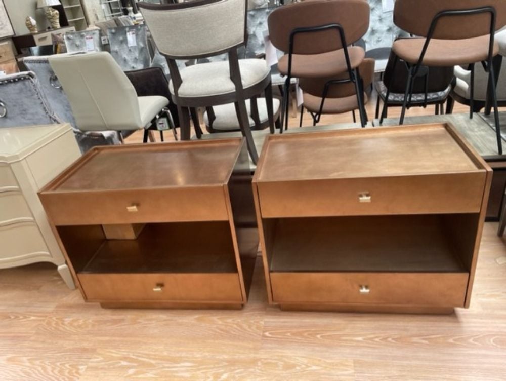 SET OF 2 Clearance Caracole Perimeter Bedside Table