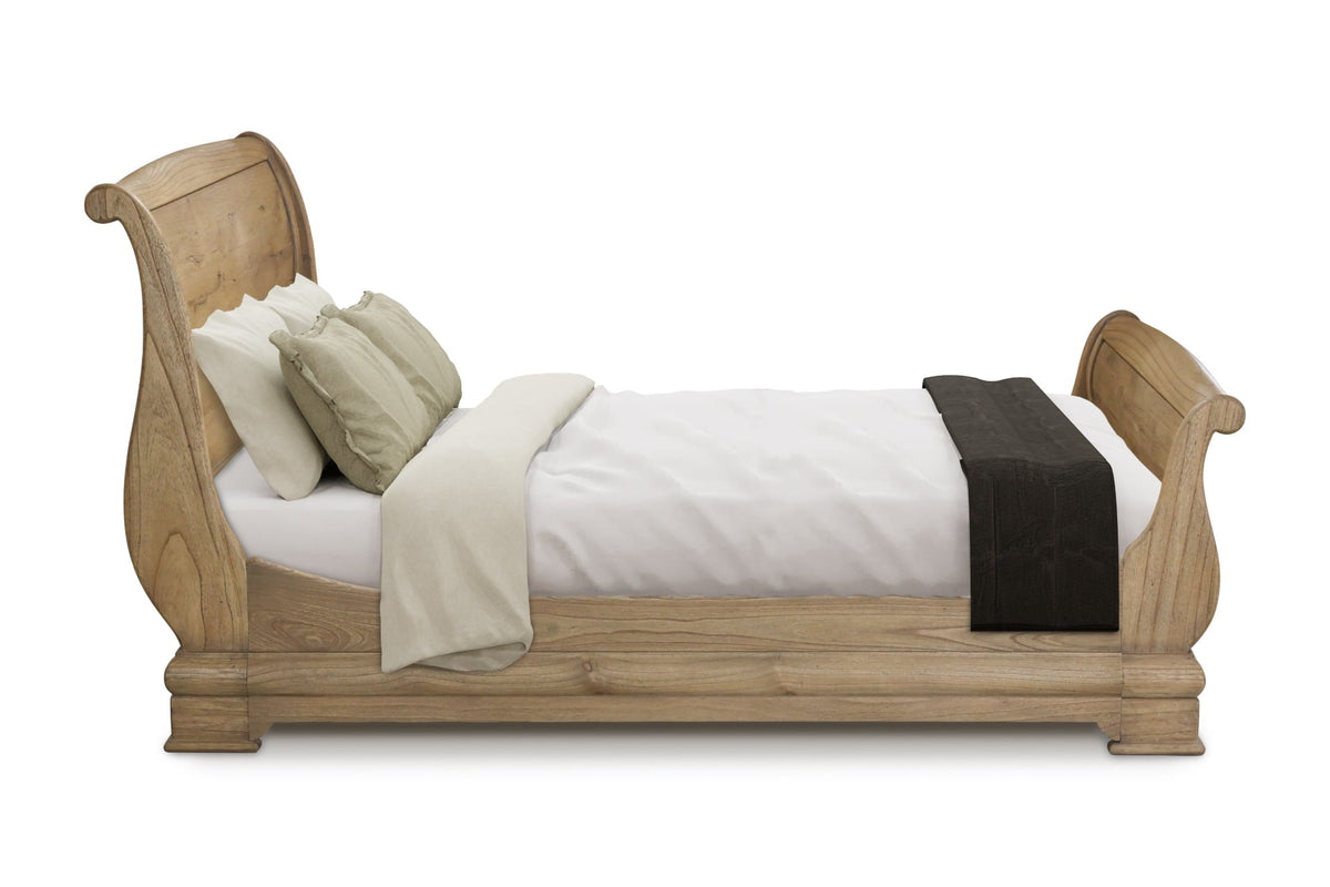 Fulbrook Oak Super King Size Sleigh Bed