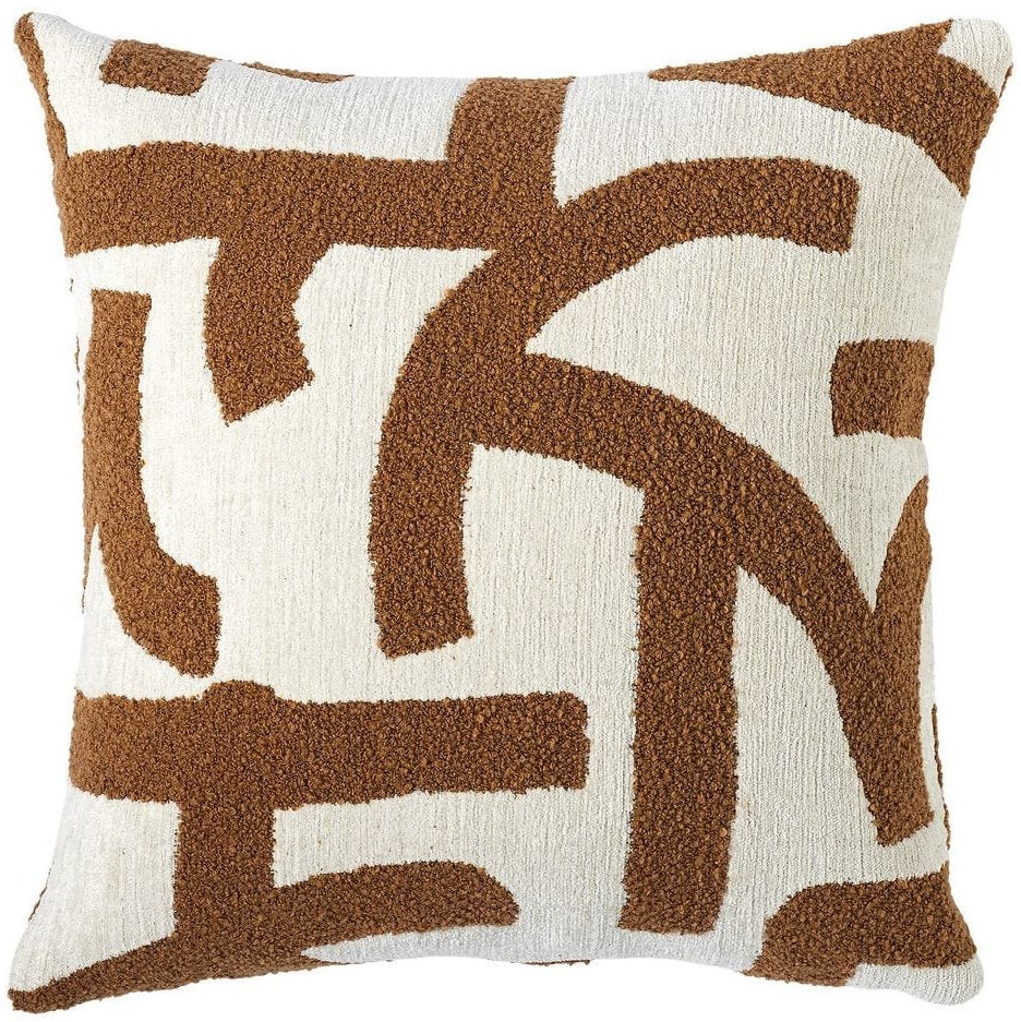The Flip Side Cushion in Toffee