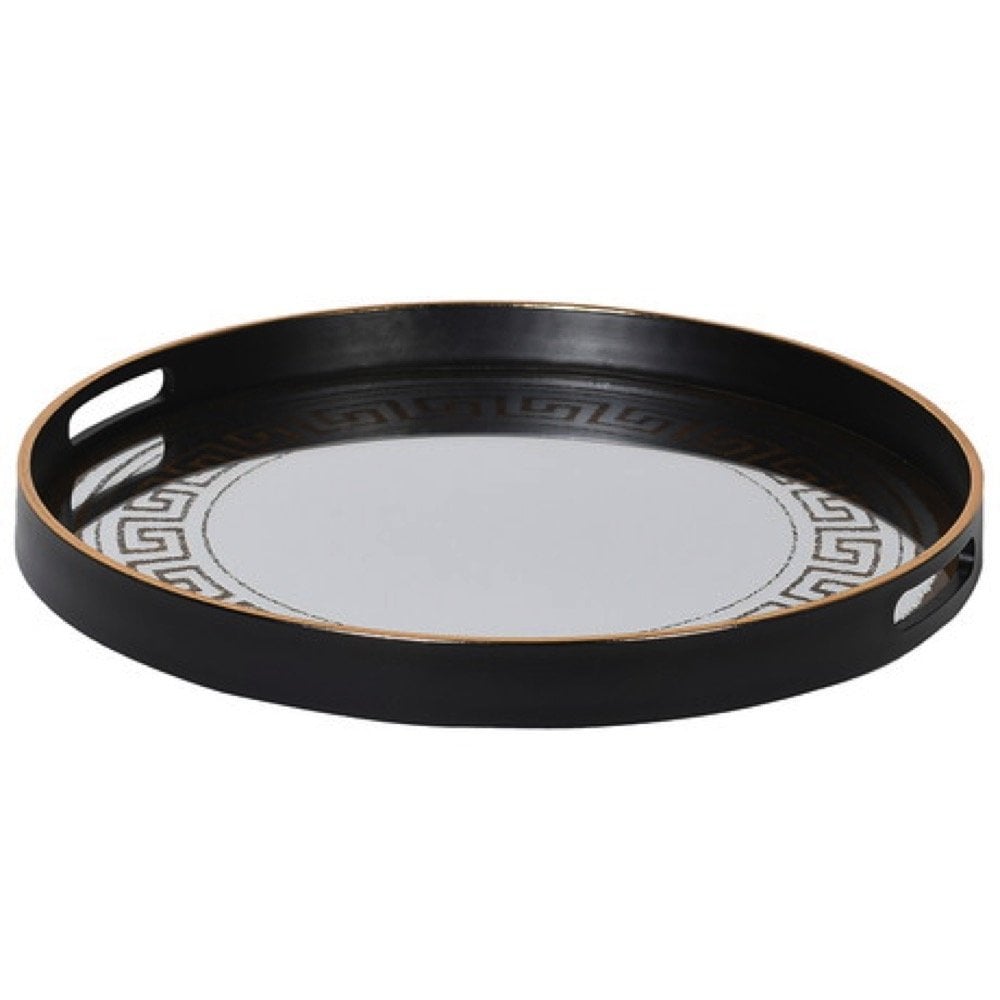 Pavilion Chic Tray Mirrored Calgary - Black