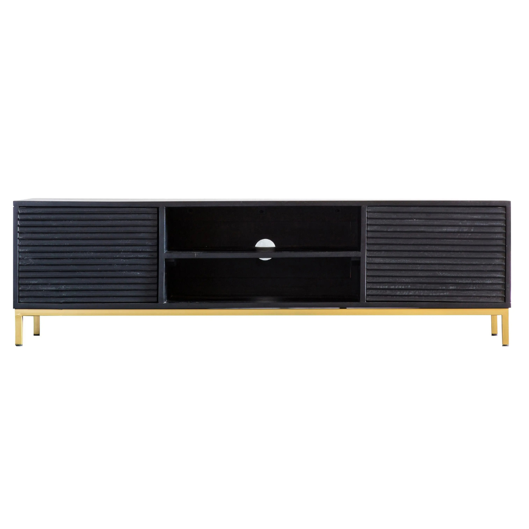 Lensfield Media Unit in Black