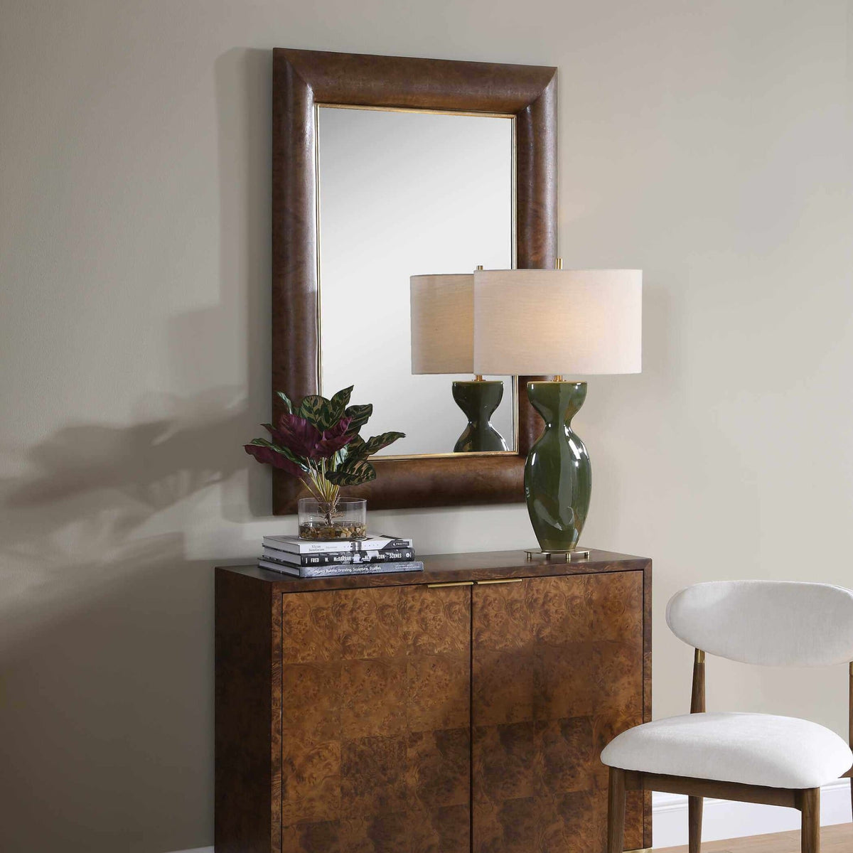 Donovan Wood Rectangular Mirror