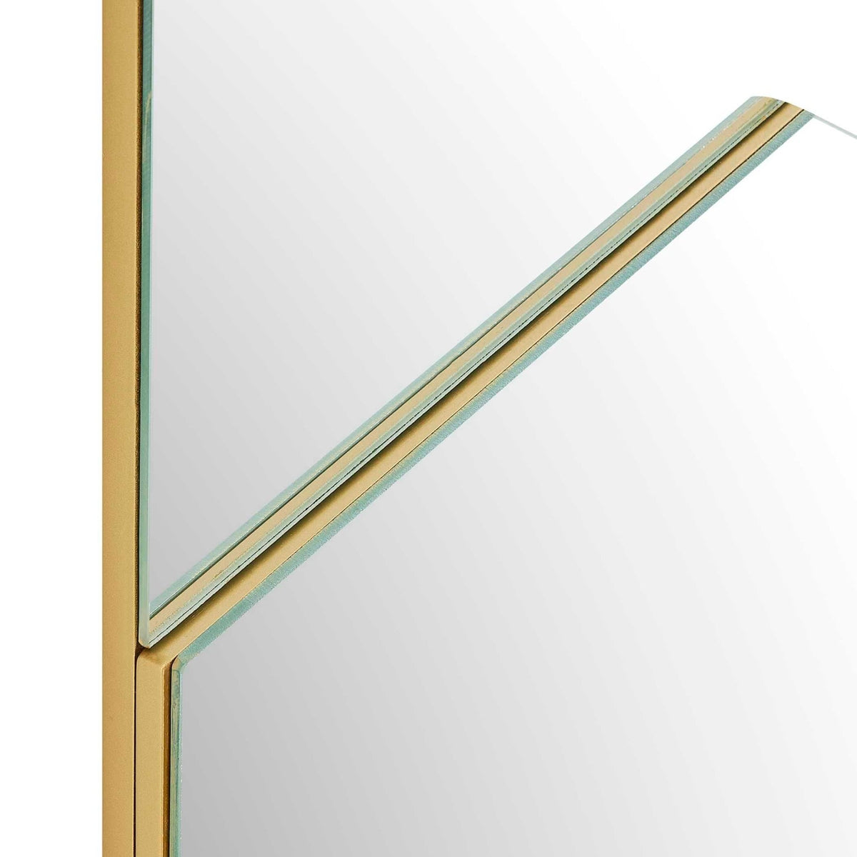 Fracture Segmented Panel Rectangular Mirror