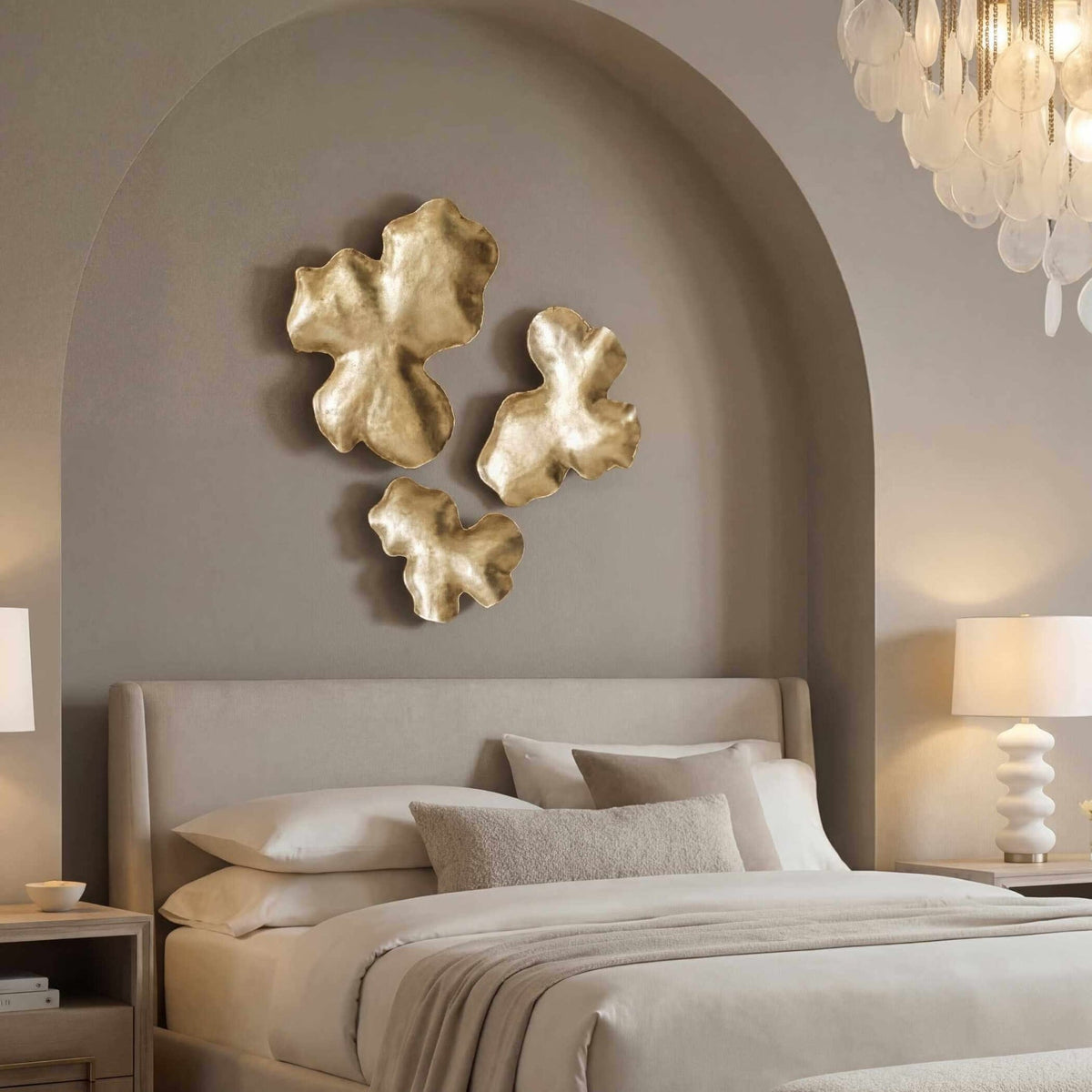 Lumina Gold Wall Decor, Set of 3
