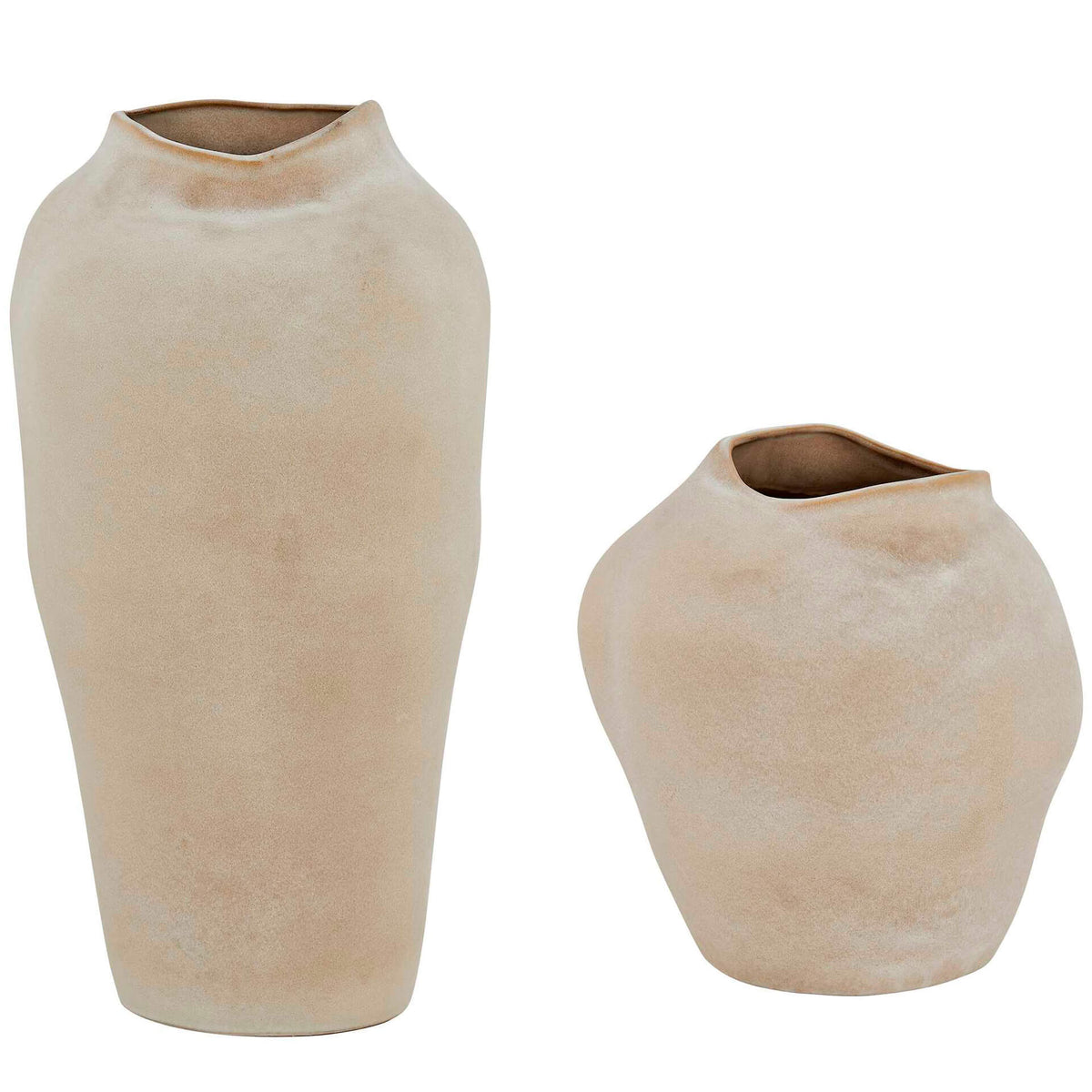 Shadow Play Indoor-Outdoor Vases, Set of 2