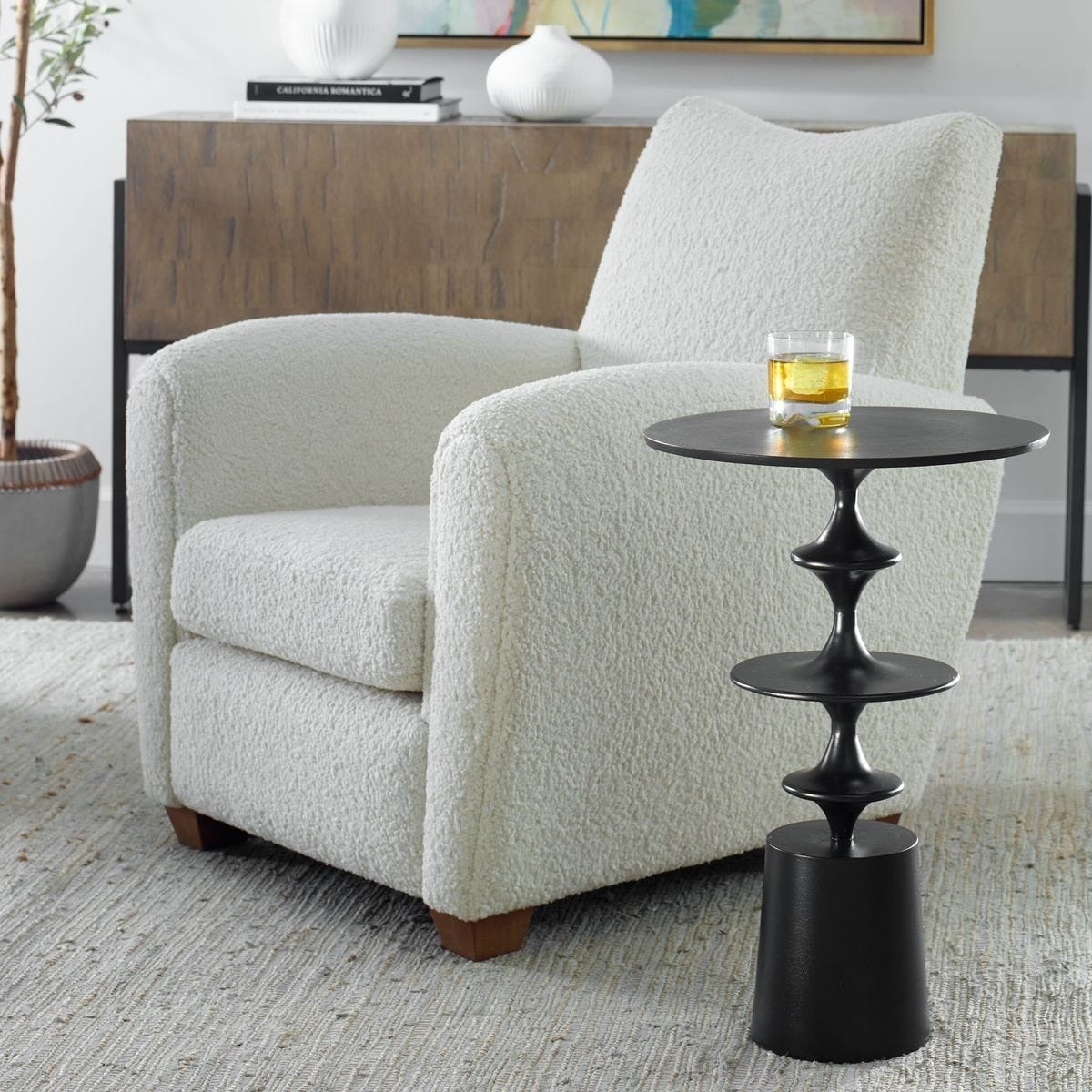 Flight Accent Table in Black