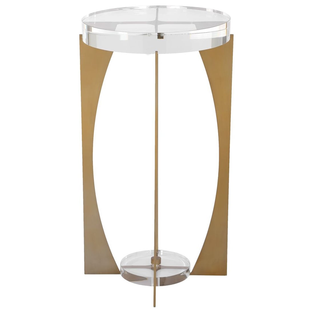 Kolkata Accent Table in Brass