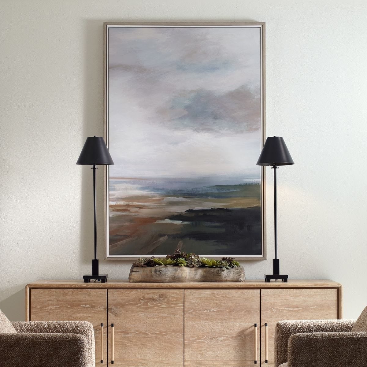 Lowlands Framed Landscape Print