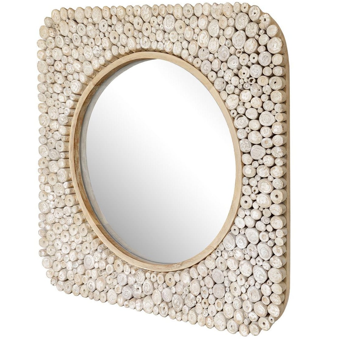 Merak Teak Mosaic Mirror