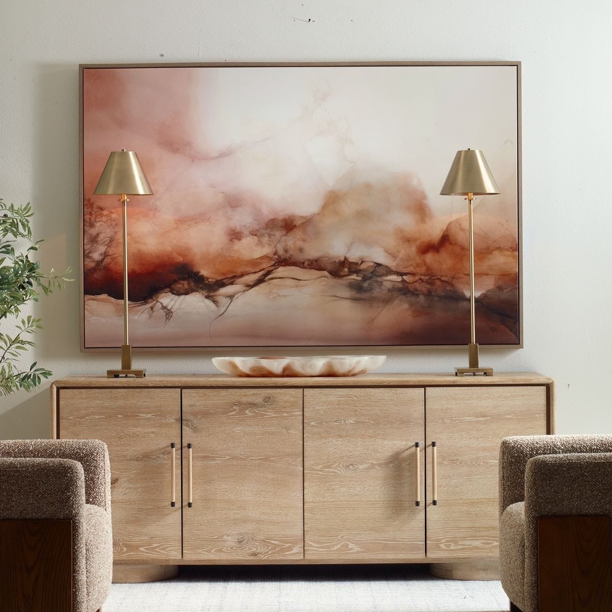 Rise Framed Modern Canvas