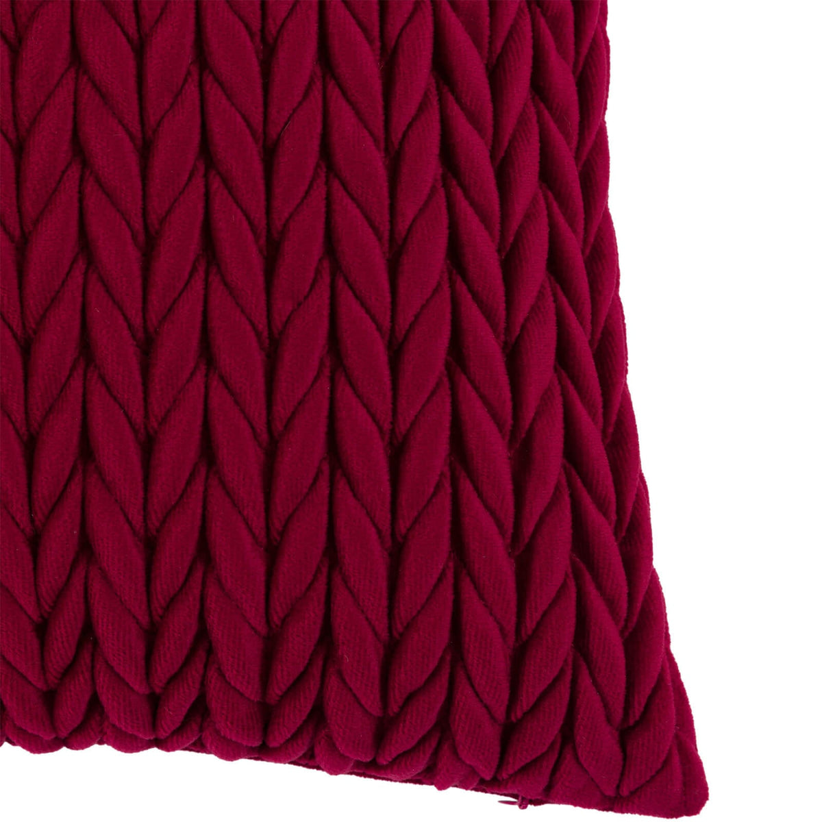 Velora Cushion in Merlot - Set of 2