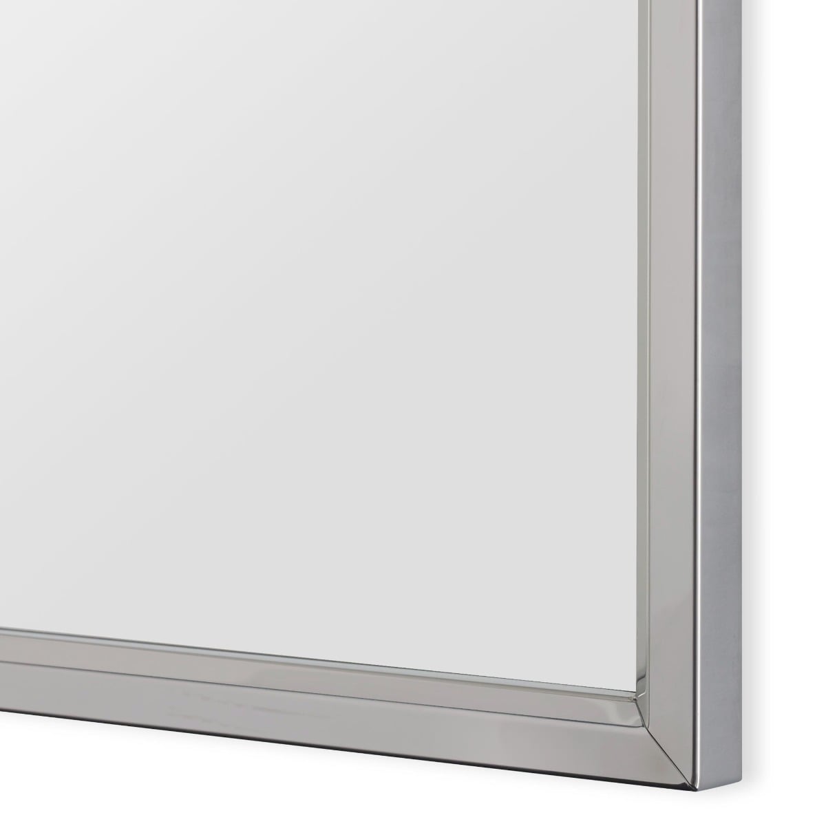Simple Rectangular Mirror Silver