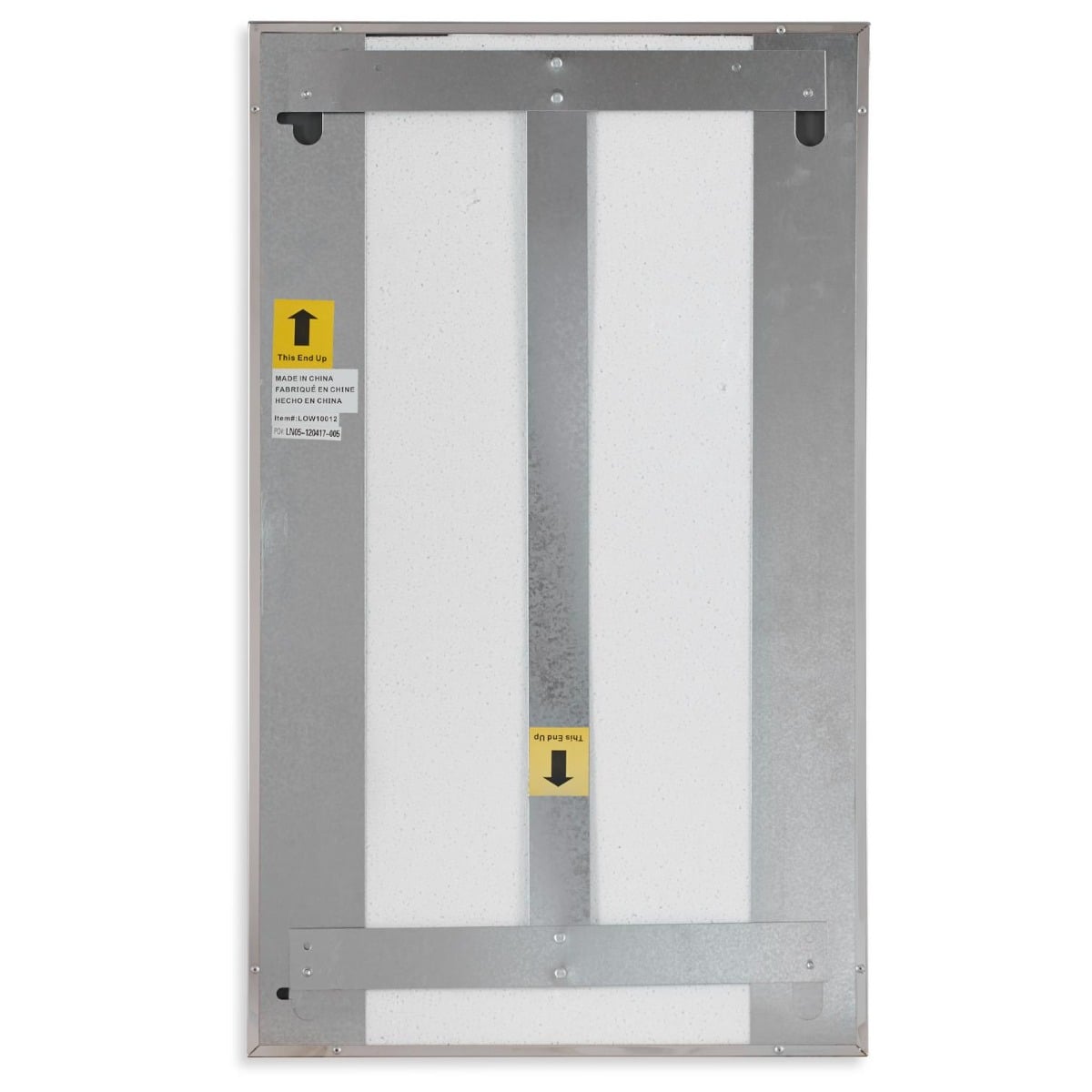 Simple Rectangular Mirror Silver