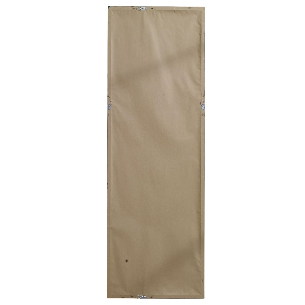 Slim Frame Rectangular Midi Mirror in Gold