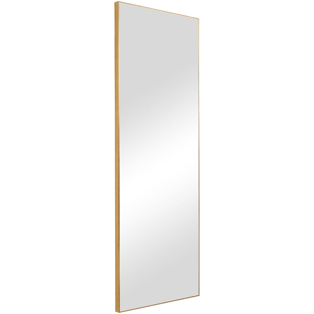 Slim Frame Full-Length Mirror in Gold