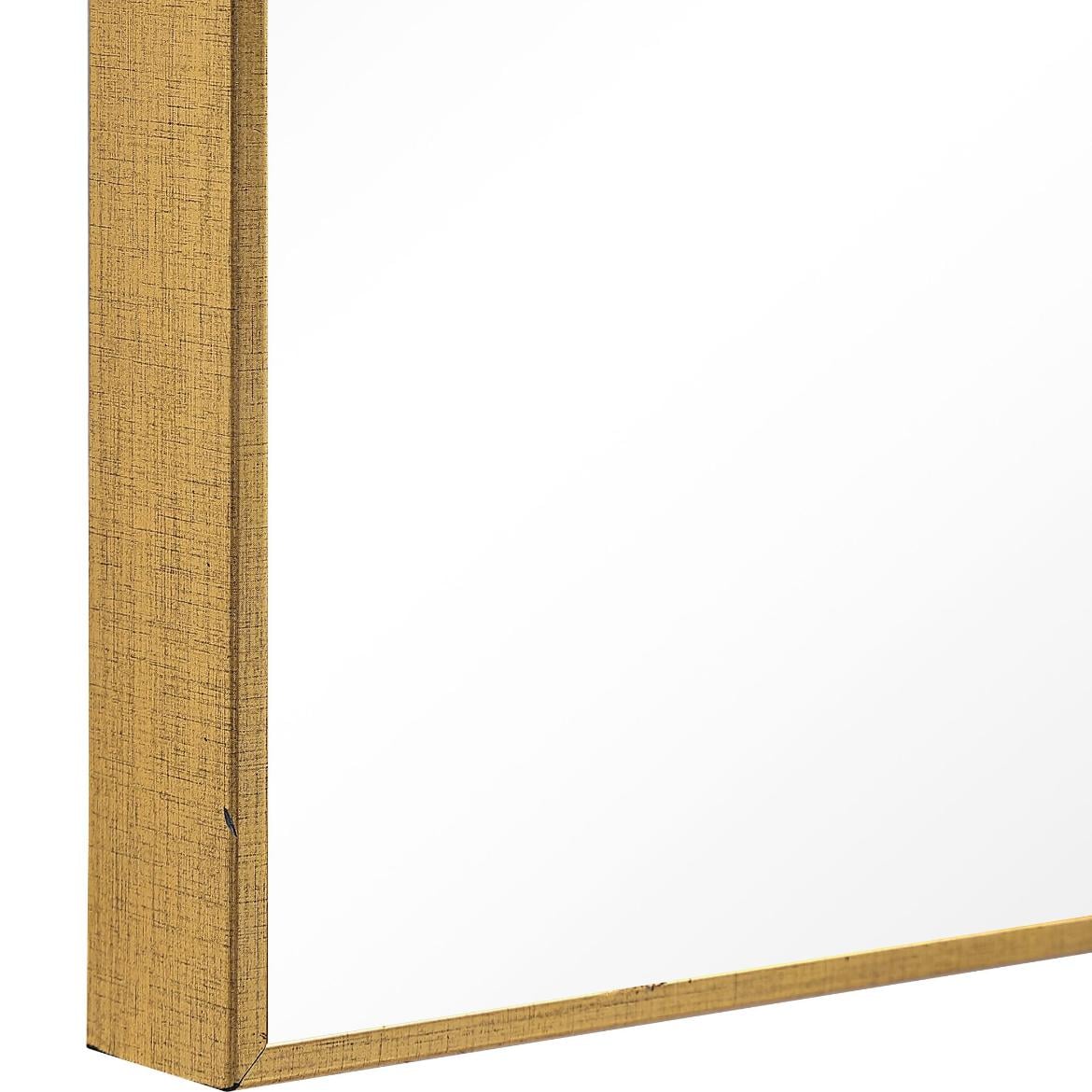 Slim Frame Full-Length Mirror in Gold