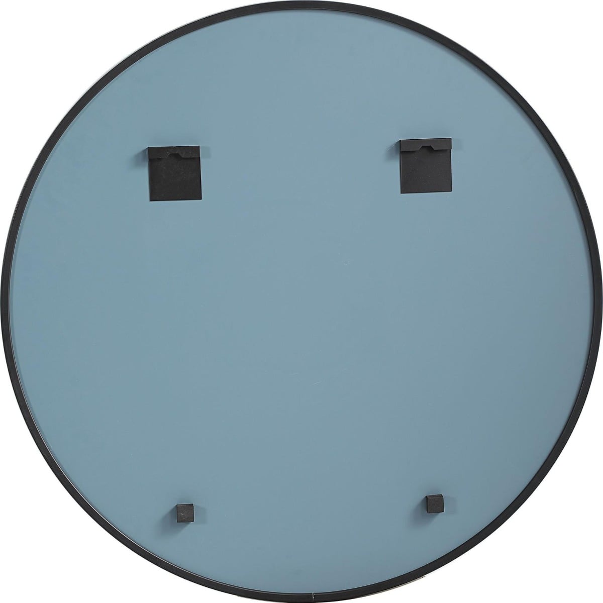 Eve Large Round Mirror Black
