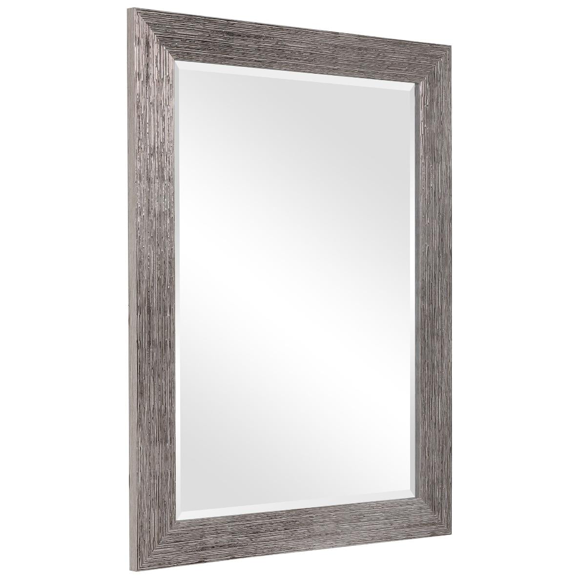 Silver Wood Effect Mirror