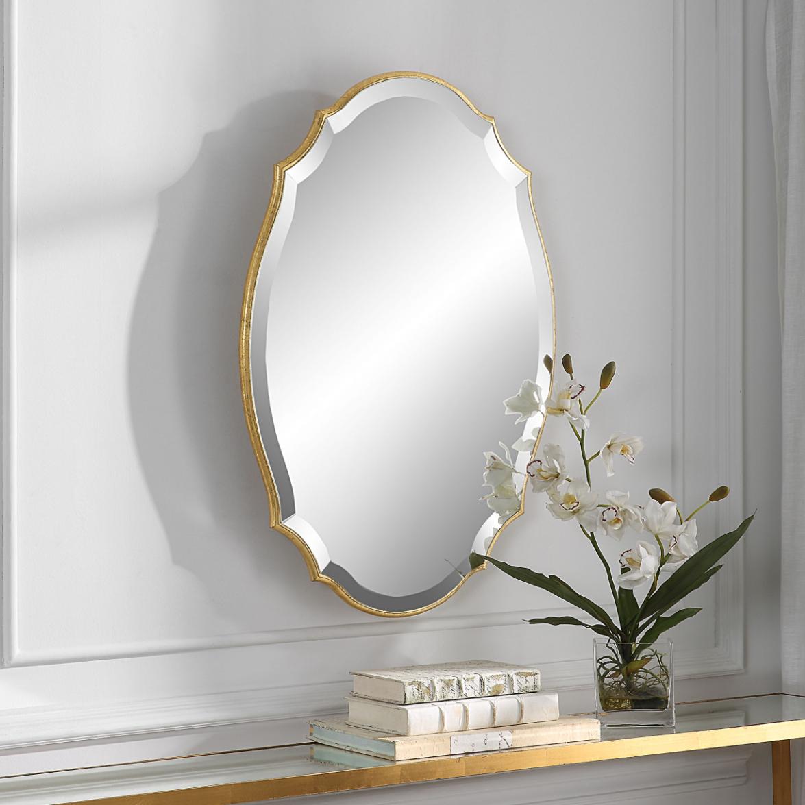 Aida Mirror Gold Finish