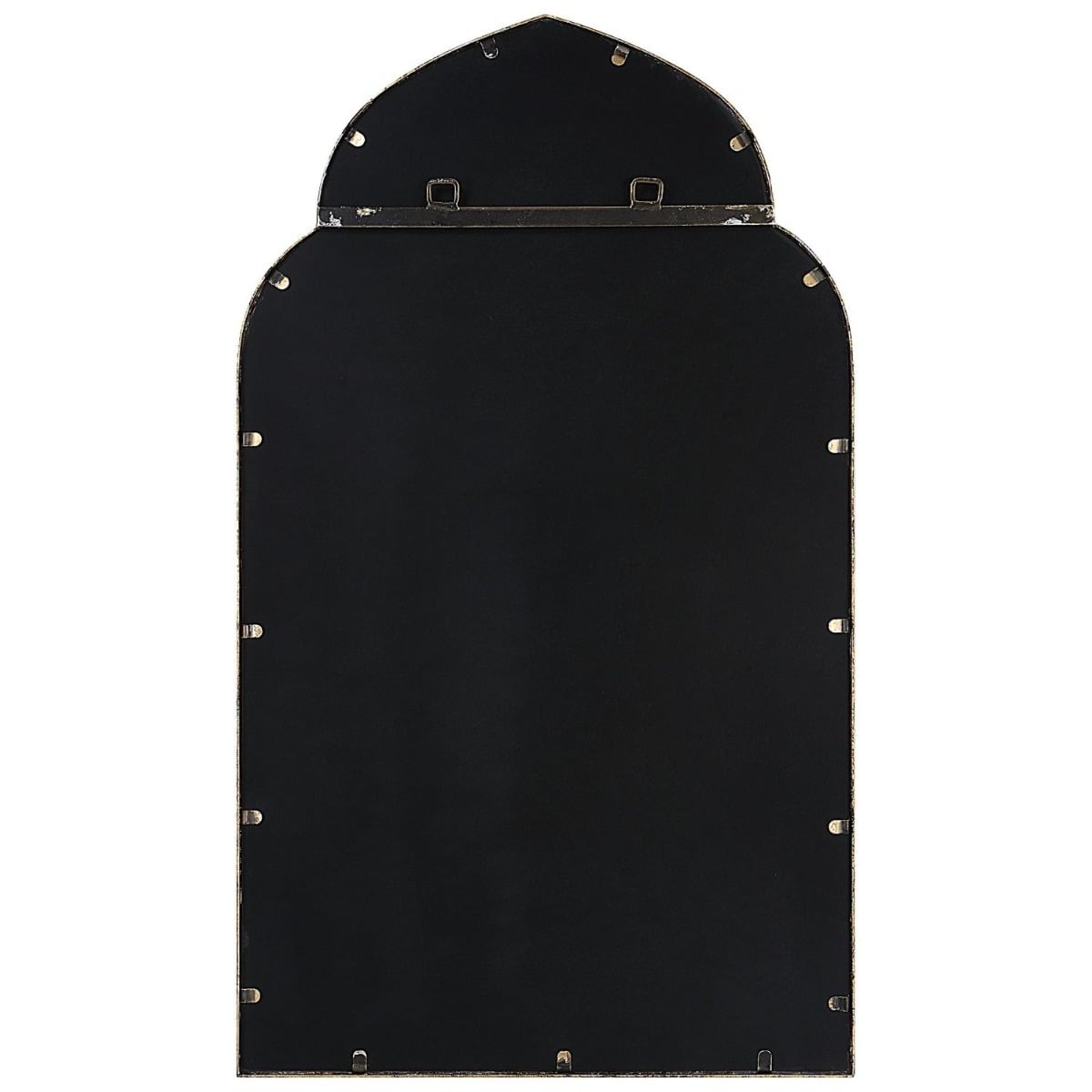 Temple Arched Mirror in Gold