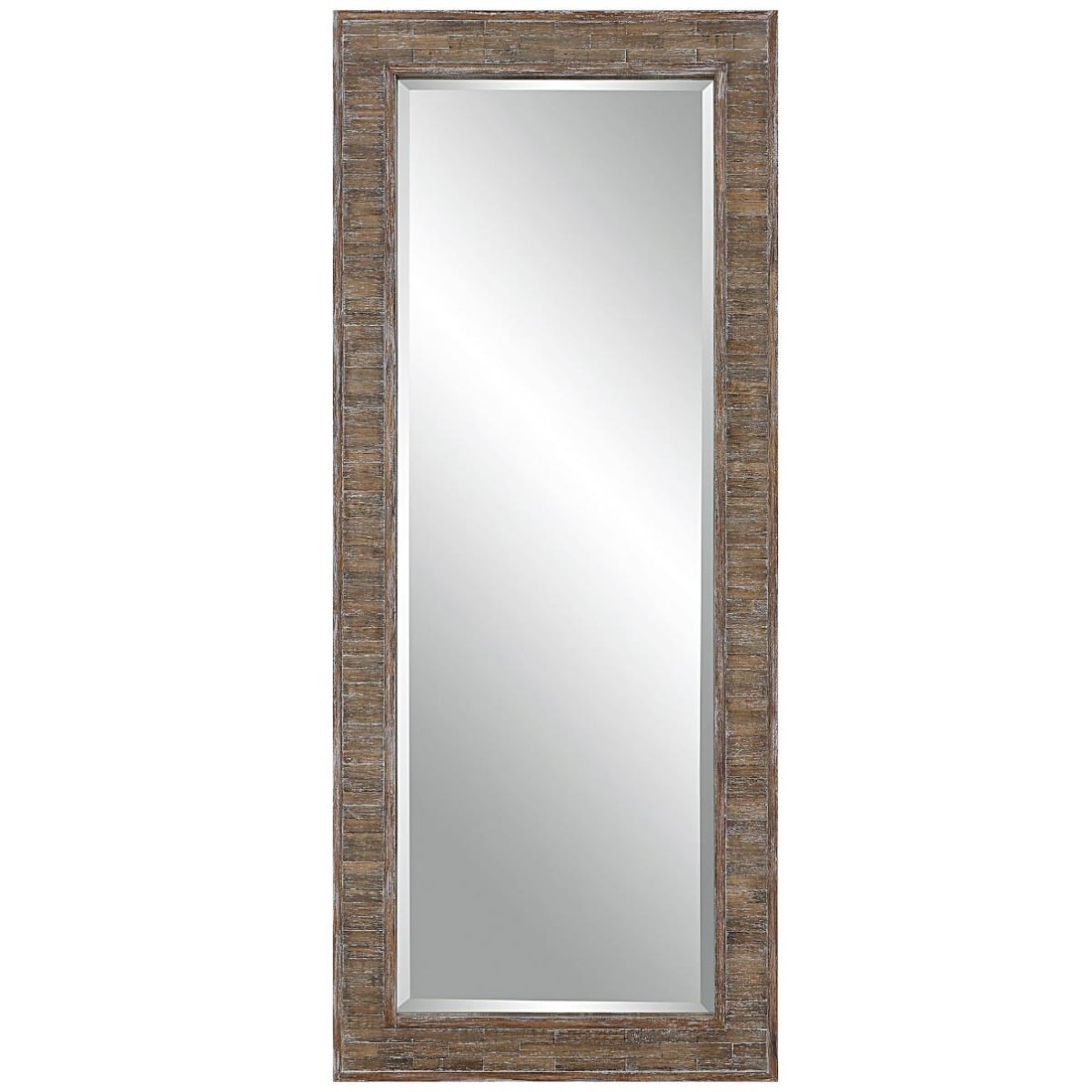 Beachhouse Distressed Wooden Tall Mirror