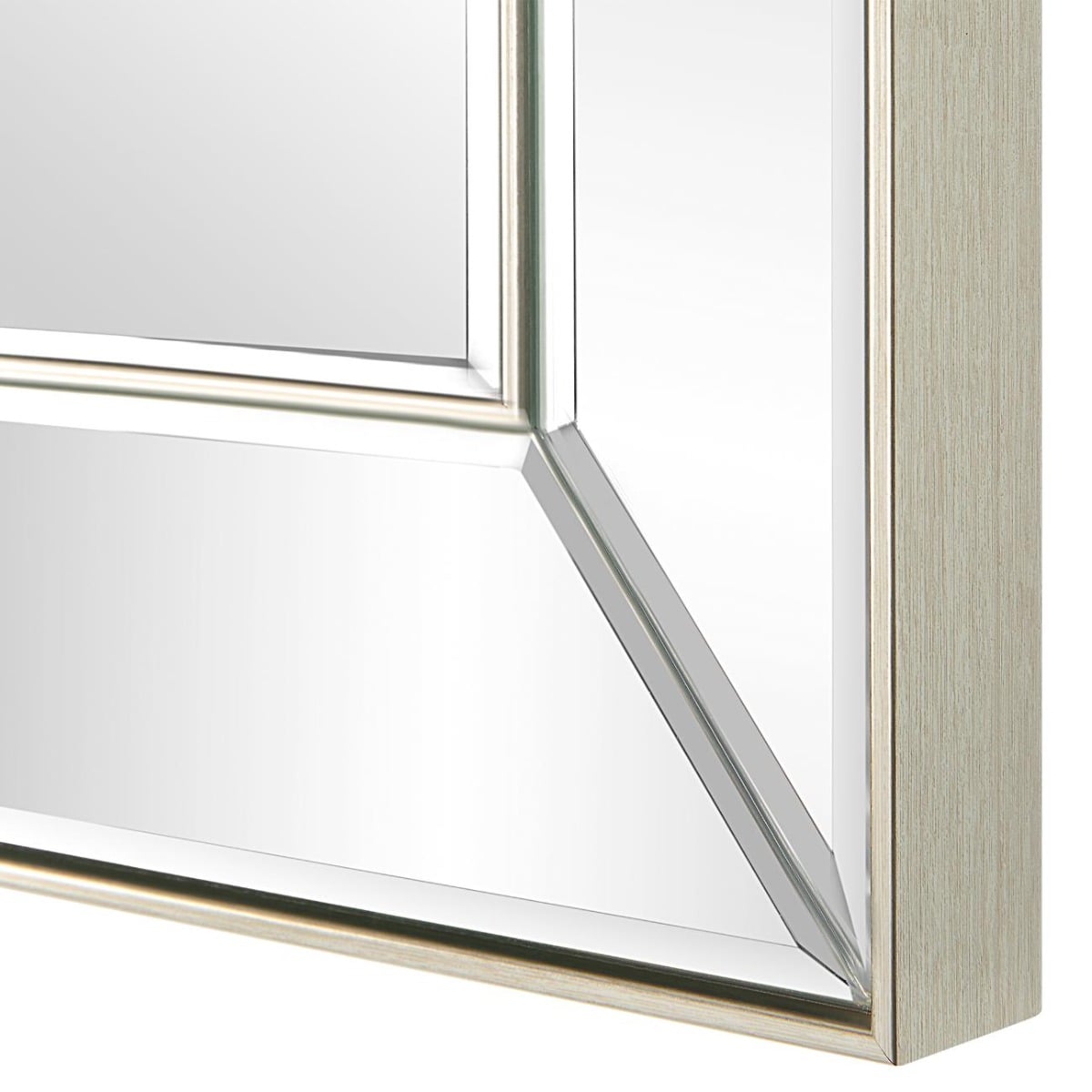 Hannah Rectangular Mirror Champagne Finish