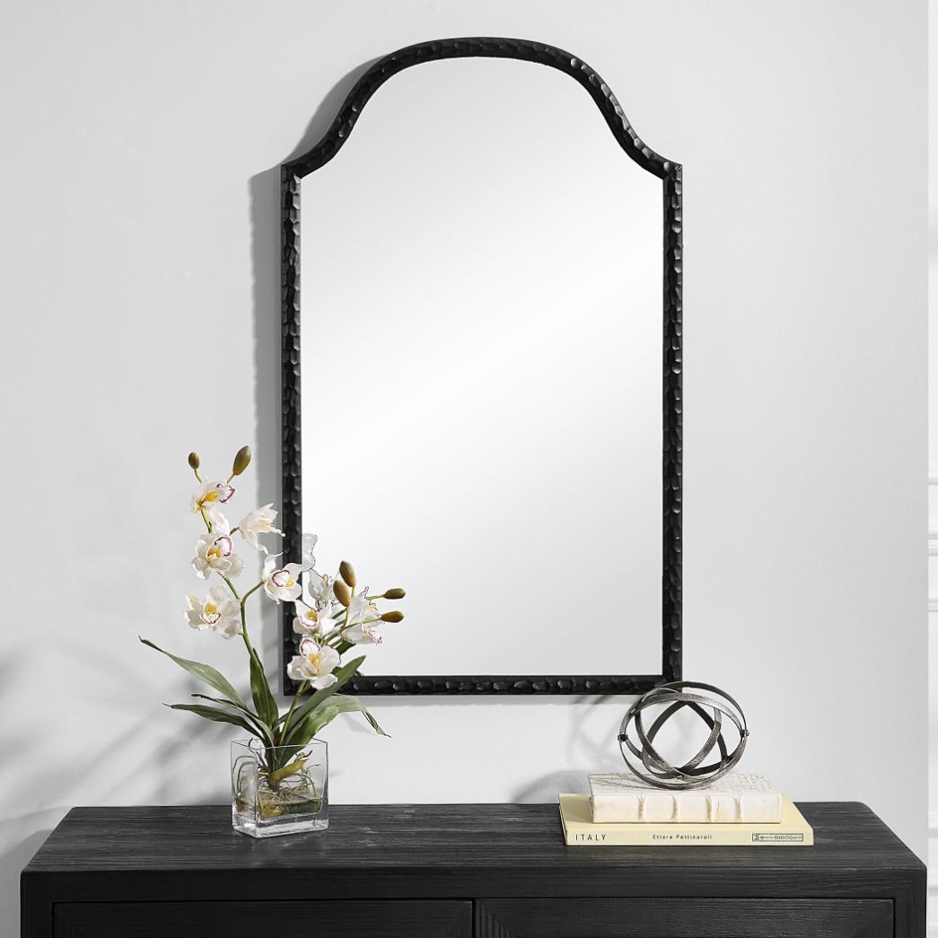 Cast Mirror Black Finish