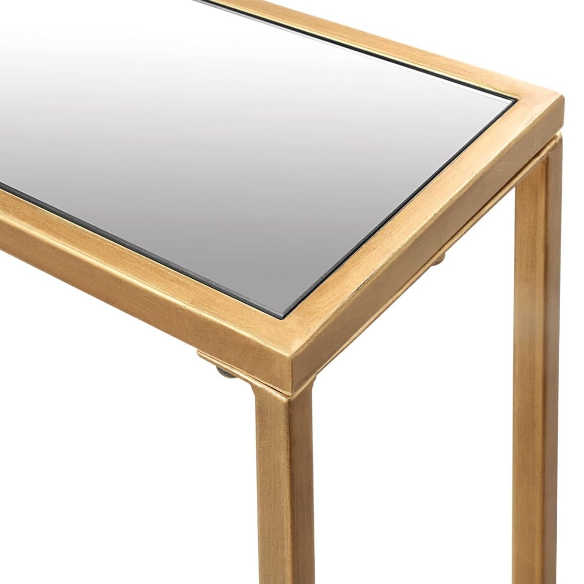 Slimline Console Gold Finish