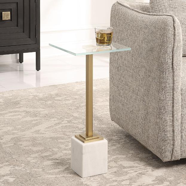 Stand Up Drinks Table White