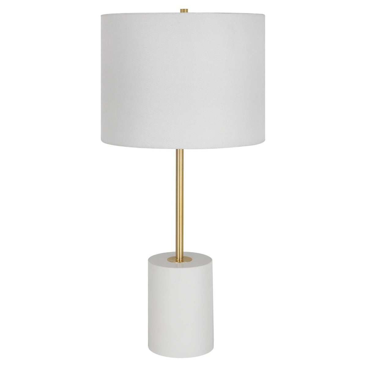Simplistic Table Lamp in White