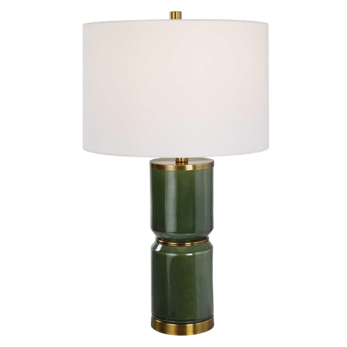 Lilian Table Lamp in Moss Green