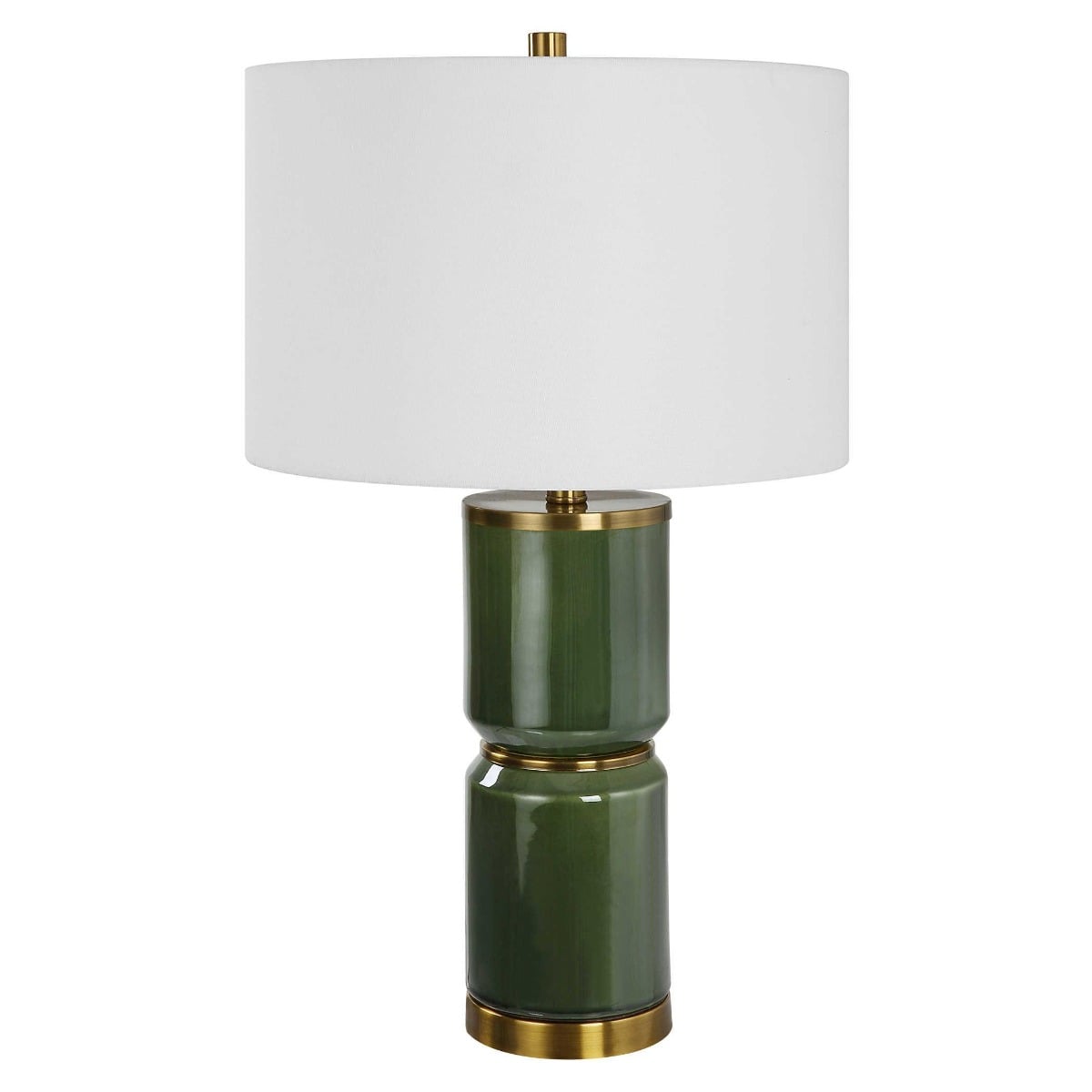 Lilian Table Lamp in Moss Green