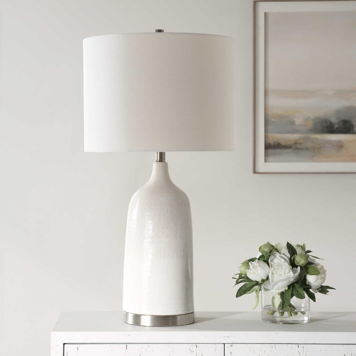 Linen Table Lamp