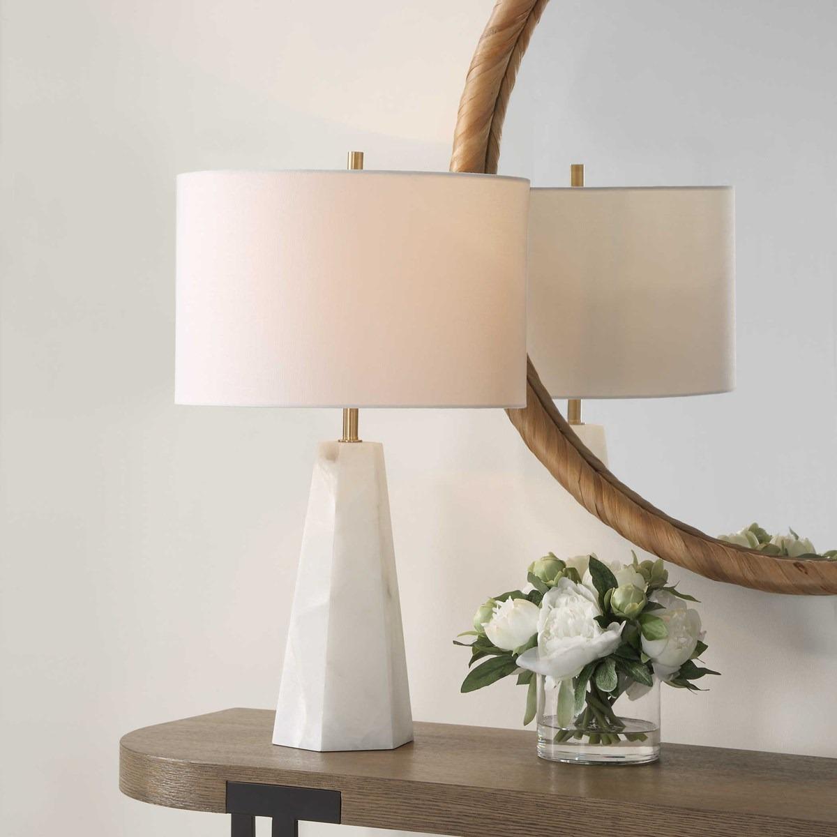 Anais Table Lamp in Marble