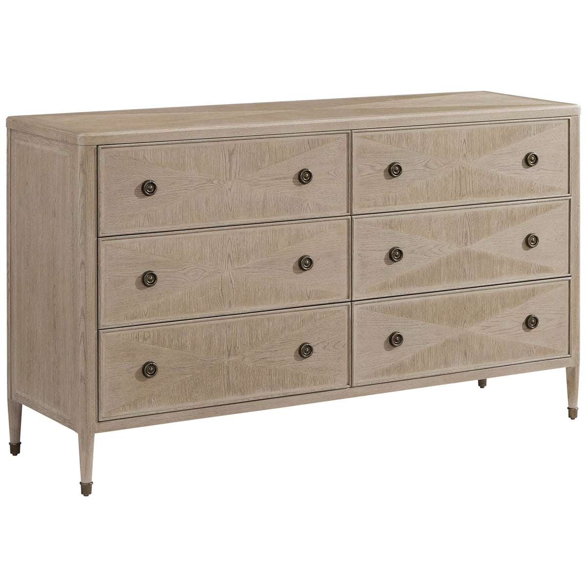 Whitford 6-Drawer Chest of Drawers in Riverwash Oak