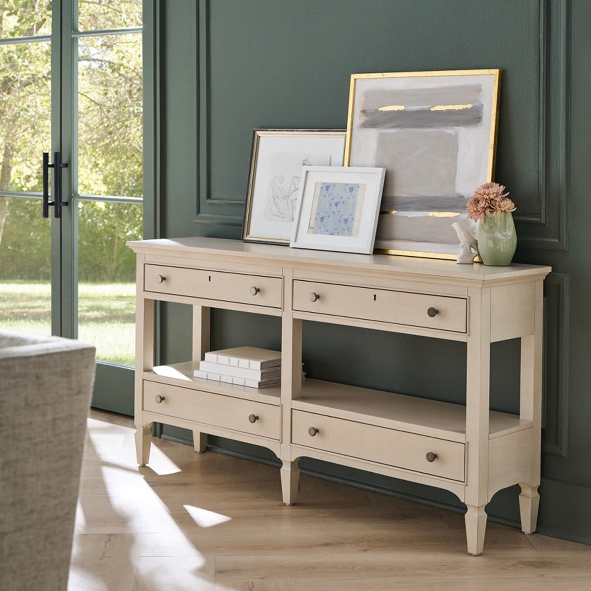 Willow 4-Drawer Console Table