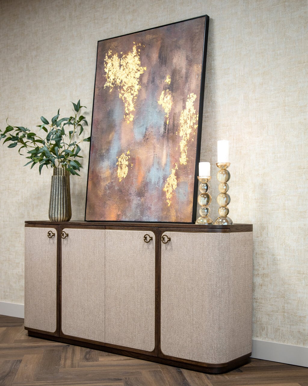 Willox 4-Door Sideboard in Beige