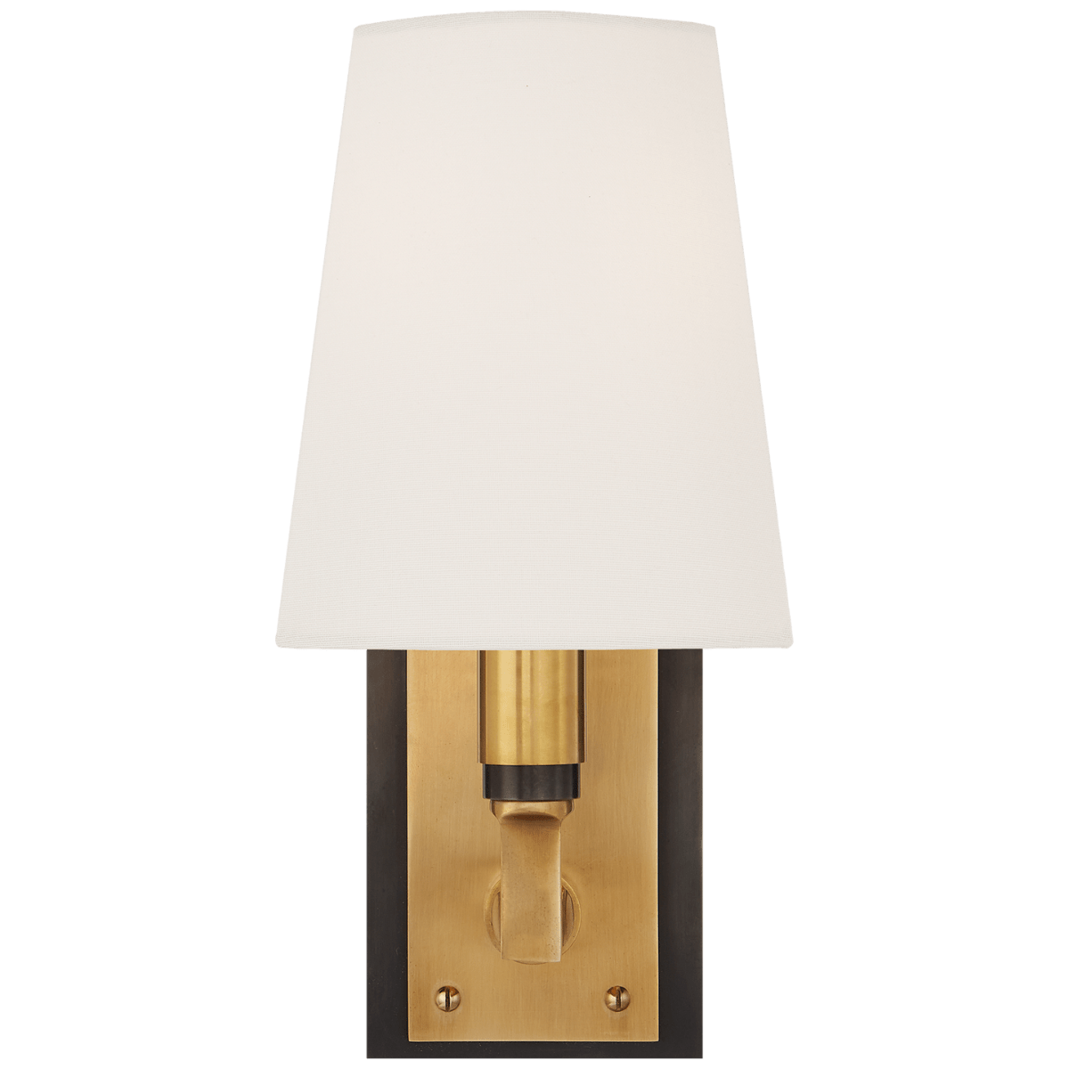 Watson Small Wall Light | Bronze & Antique Brass