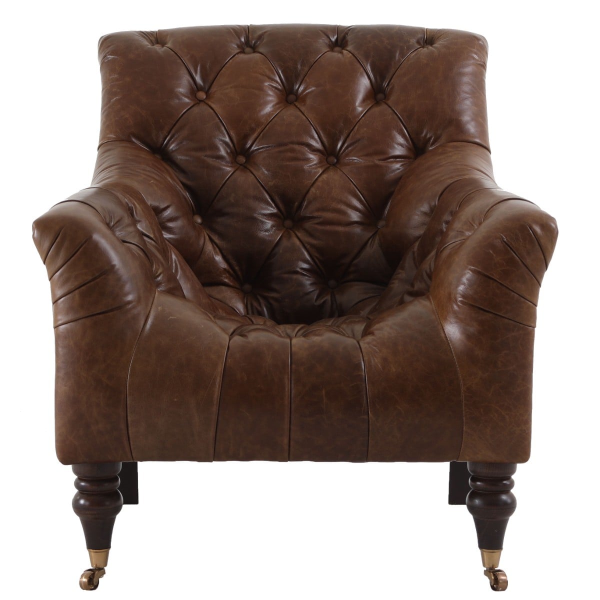 Yale Chair in Galveston Bark Leather Made To Order