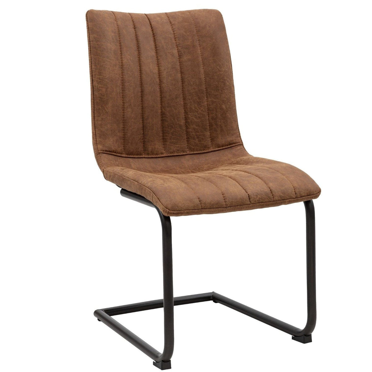 Yaren Dining Chair in Tan Brown - Set of 2